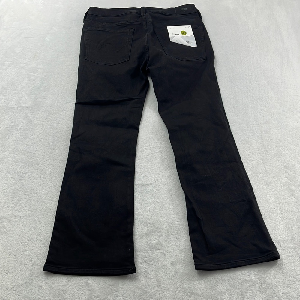 NEW Edwin 28, 6 Cassia Mini Boot Black Premium Denim Jeans Cotton Blend